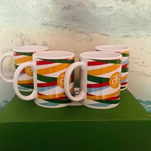 ARBONNE logo’d NVP 4 piece mug set holiday gift EUC
